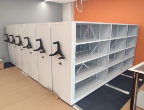 Мобильные стеллажи для бухгалтерии на 17 м²